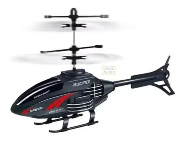 helicóptero com sensor de mão luz mini drone recarregável tk2385 preto (1)