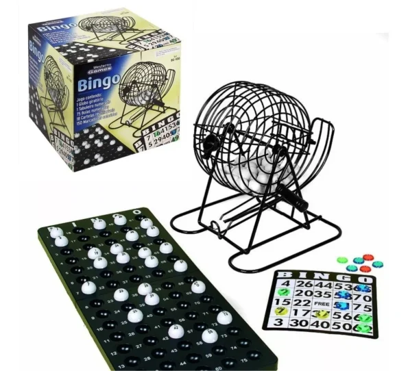 jogo de bingo em aço carbono com 75 bolas 18 cartela fichas bg-100 (1)