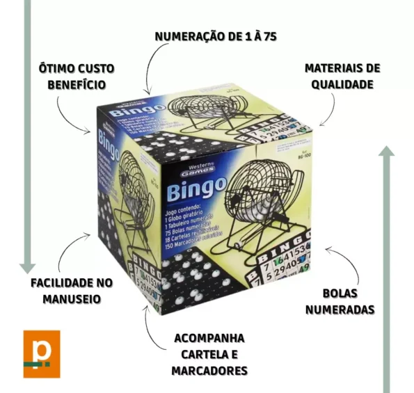 jogo de bingo em aço carbono com 75 bolas 18 cartela fichas bg-100 (2)