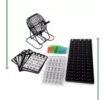 jogo de bingo em aço carbono com 75 bolas 18 cartela fichas bg-100 (1)