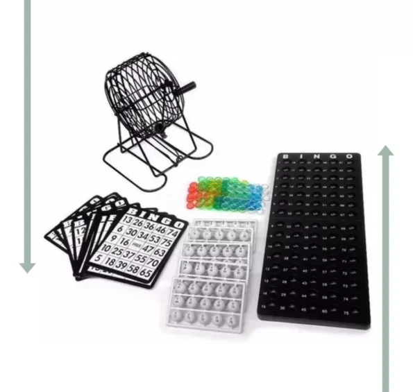 jogo de bingo em aço carbono com 75 bolas 18 cartela fichas bg-100 (4)