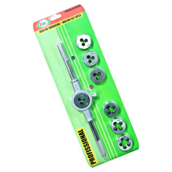 jogo de tarracha macho set 8pçs id-9684h idea
