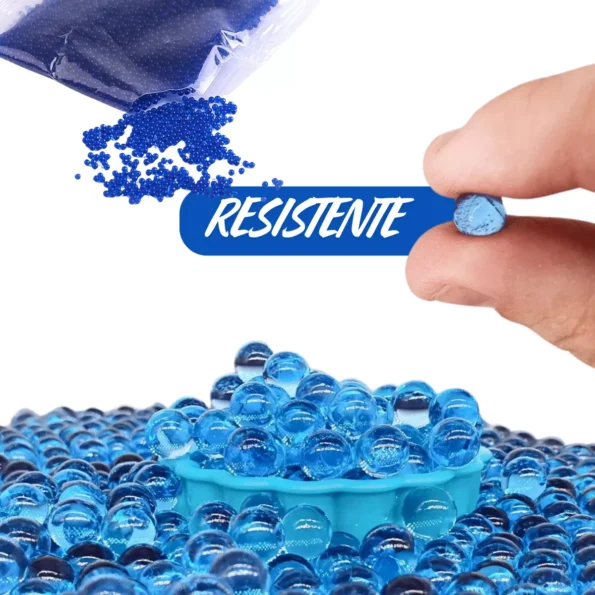 kit 10 mil 10000 bolinhas de gel arma brinquedo munição cor azul rdl arminha (4)