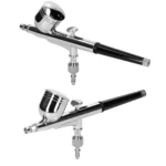 kit aerógrafo elétrico pistola, 0.3mm bico, 20-35psi dmh1721-preto (1)