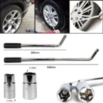 kit chave de roda telescopica e soquetes bfh1129 17 18 21 23
