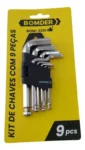 kit de chaves com 9 pçs bomder bom3201
