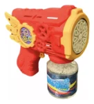 lançador maquina de fazer bolhas sabão super bubbleok160y-2-asa- vermelho