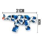 lançador pistola eletrica de gel blaster m416 7-8mm water