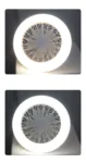 luminaria lampada de teto com ventilador multi função biv a07077 bje2