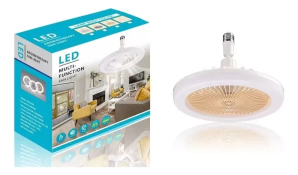 luminaria lampada de teto com ventilador multi função biv a07077 bje3