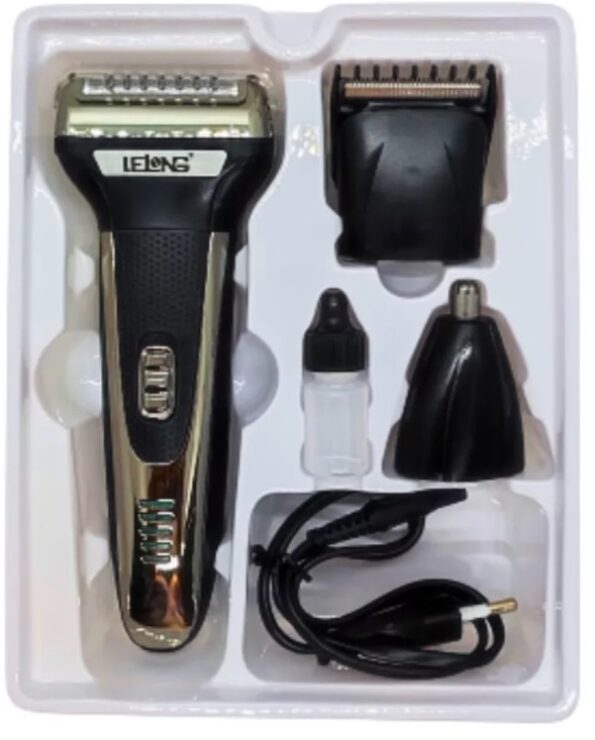 maquina 3em 1 barbeador eletrico recarregavel le-5210 lelong2