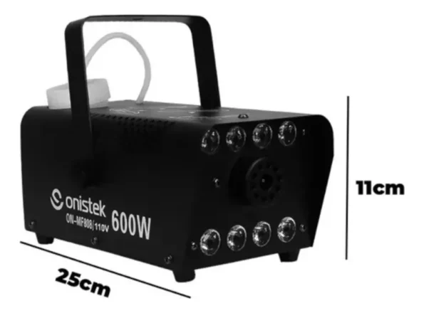 maquina de fumaça e canhao 600w c led on-mf804110v onistek2