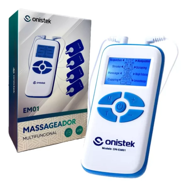 massageador fisioterapia multifuncional pulso eletrico on-em01