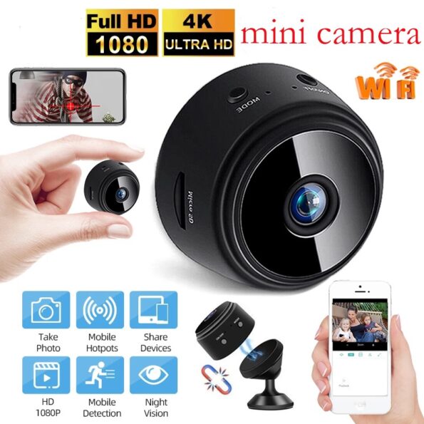 mini camera wifi recarregavel csuporte magnetico minimen cam-1012