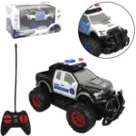 mini carro controle remoto policia pick up cp110600 2