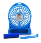 mini ventilador de mesa regarregavel luatek ls-902-azul