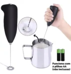 mixer misturador de bebida metal sq-4264 21cm a pilha
