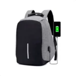 mochila anti furto para notebook saída cabo aux usb 1