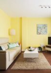papel de parede 45cmx5m decorativo interponte pvc hd69990 amarelo pastel