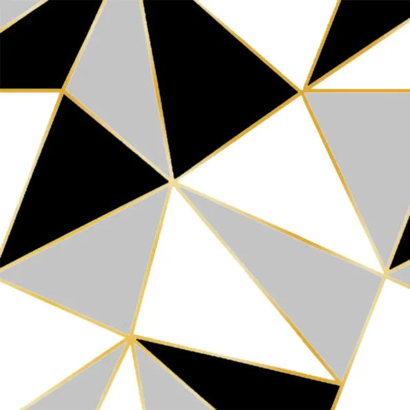 papel de parede 45cmx5m decorativo interponte pvc hd69997-triângulos preto1