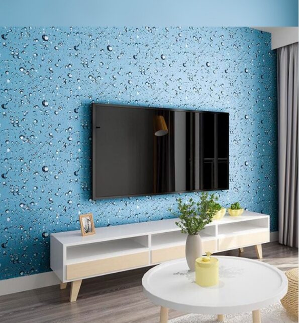 papel de parede decorativo interponte pvc hd69980 45x5m gotas de agua