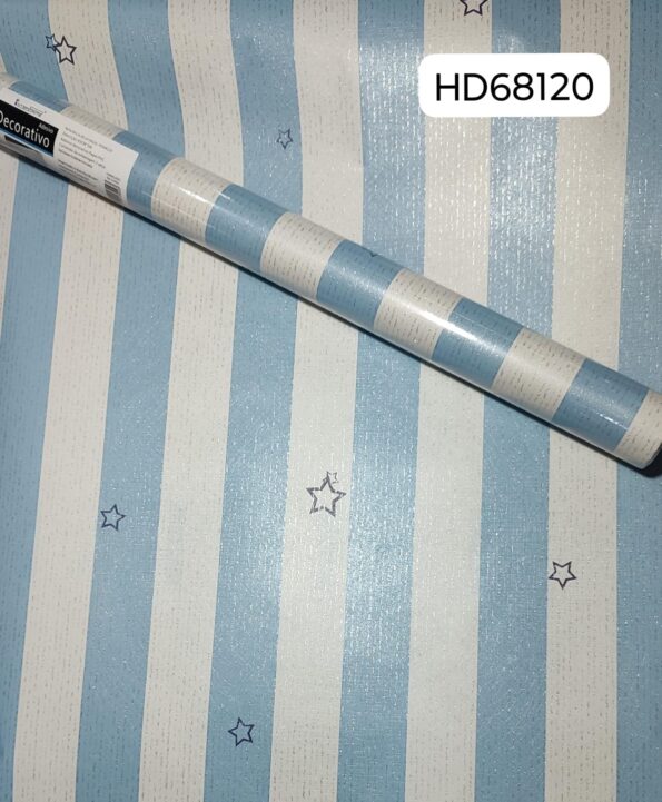 papel em pvc de parede decorativo interponte pvc hd68120 0,45cmx5m