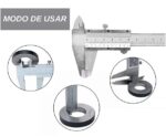 paquímetro universal 150mm x 0,2mm profissional em aço lwj-309.1