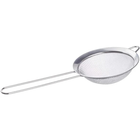 peneira crivo com cabo 12cm metal sq-36981