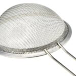 peneira crivo com cabo 20cm metal sq-3702