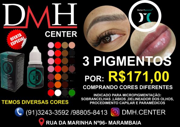 pigmento marilyn p dermopigmentação promoção 3unidades