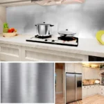 placa decorativa prata 60x30cm autoadesivo hd83240