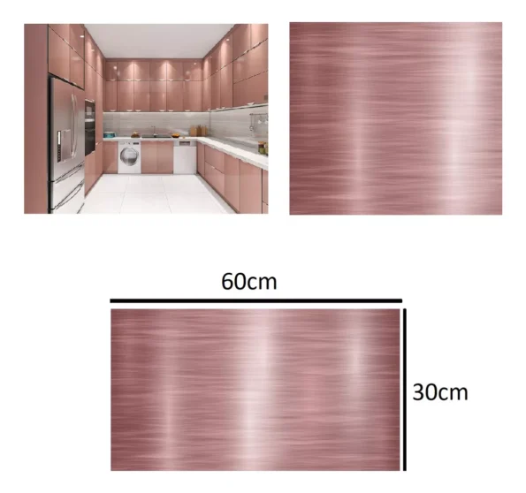 placa decorativa rose 60x30cm autoadesivo hd83242
