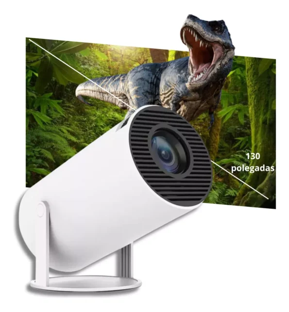 projetor data show led hy300 wifi 6 4k 1080p ultra hd android 11 8000 lumens2