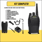 radio comunicador ht walk talk dual band uh bom-5701 bomvink