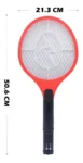 raquete mata mosquito pernilongo inseto recarregável bivolt cor vermelho (1)