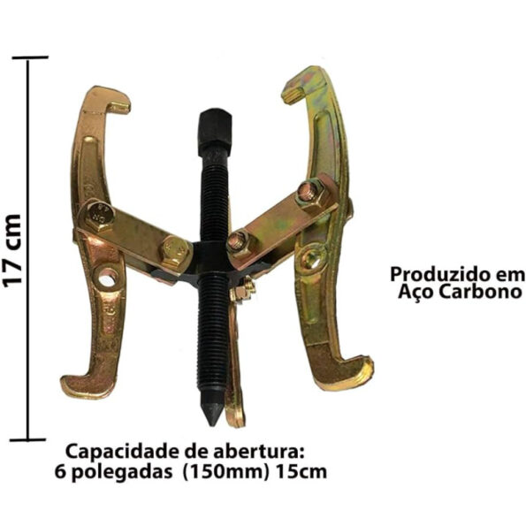 saca polia rolamento 3 garra articulada 6 150mm id2854k