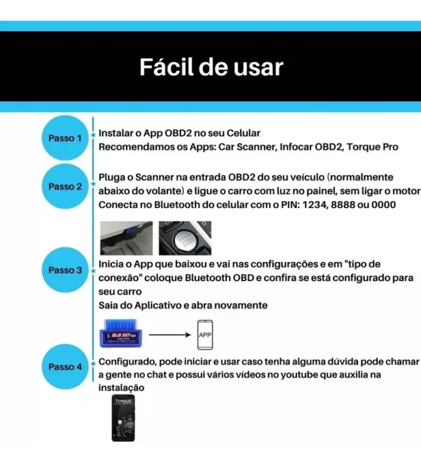 scanner automotivo bluetooth android elm3273