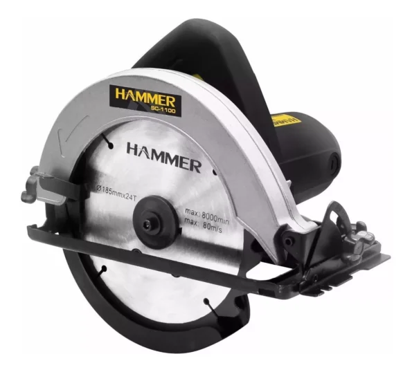 serra circular para madeira 7.14 1100w gysc1100 hammer1