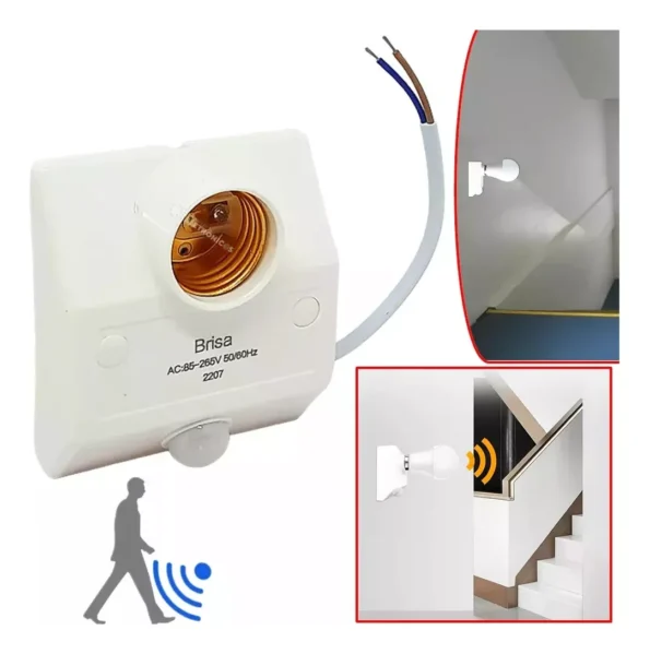 soquete para lampada com sensor de proximidade lk-6025 50w2