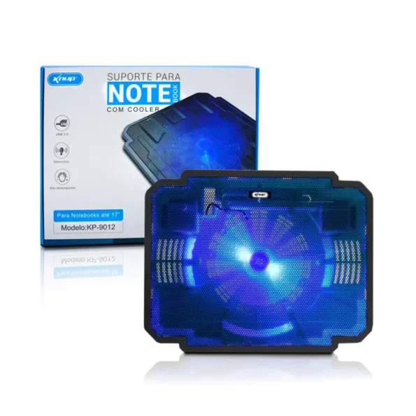 suporte para notebook com cooller knup kp-9012