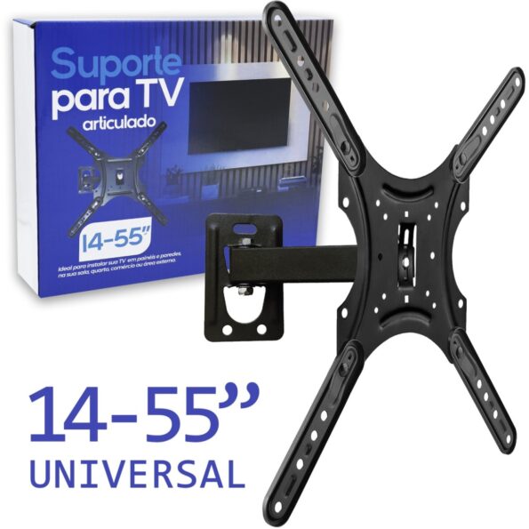 suporte para tv articulado 14-55 napoles 60-20mm nasa40