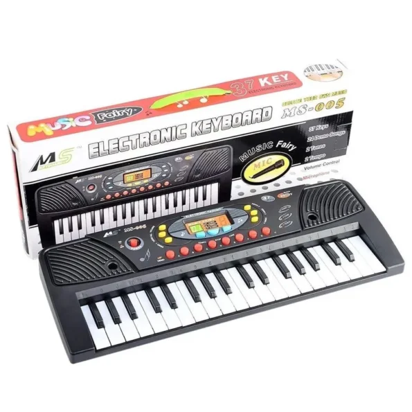 teclado infantil com microfone musical 37 teclas digital otimo presente (2)