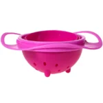 tigela infantil segura alimento bowl 360° hm-592-rosa