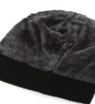 touca sport gorro flanelada 21x24cm poliester hl89214-cinza azulado
