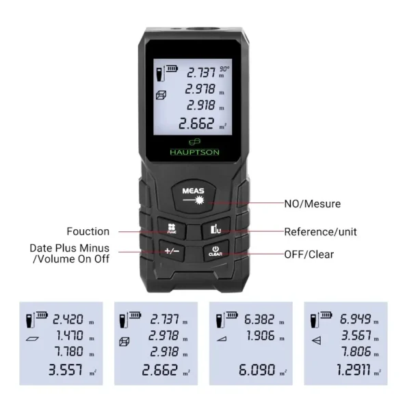 trena a laser 100m hauptson oz045 ldm-b70m1