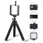 tripé para celulares e câmeras mini articulável modelo pouvo ns2611- preto1
