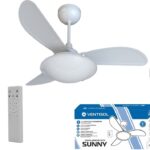 ventilador de teto sunny 14219 inverter 20w biv 3 pas branco