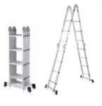 Escada Articulada 4×4 de Alumínio Multifuncional 16 Degraus e Altura 1