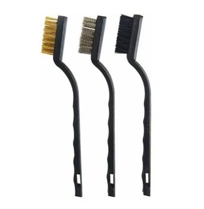 Escova De Aço C Cabo 3 Peças Multiuso Limpeza (3)