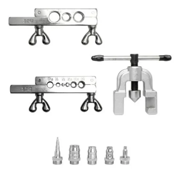 Kit Flangeador E Alargador De Tubos Ar Condicionado + Mala Cinza 2